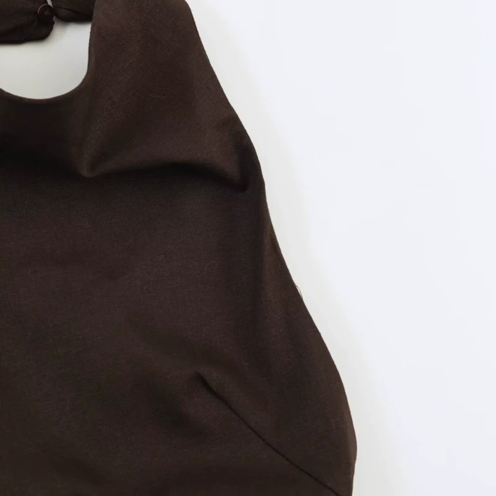 ZARA Fashion Asymmetric Halter Neck Top